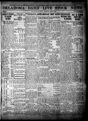 Oklahoma Daily Live Stock News (Oklahoma City, Okla.), Vol. 11, No. 262, Ed. 1 Thursday, June 23, 1921