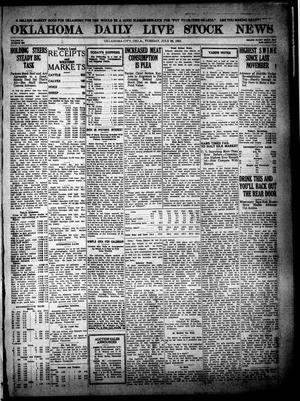 Oklahoma Daily Live Stock News (Oklahoma City, Okla.), Vol. 11, No. 289, Ed. 1 Tuesday, July 26, 1921
