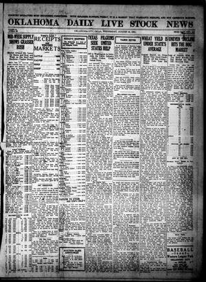 Oklahoma Daily Live Stock News (Oklahoma City, Okla.), Vol. 11, No. 302, Ed. 1 Wednesday, August 10, 1921