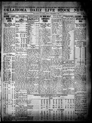 Oklahoma Daily Live Stock News (Oklahoma City, Okla.), Vol. 12, No. 15, Ed. 1 Friday, September 2, 1921
