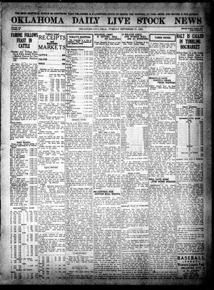 Oklahoma Daily Live Stock News (Oklahoma City, Okla.), Vol. 12, No. 36, Ed. 1 Tuesday, September 27, 1921