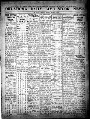 Oklahoma Daily Live Stock News (Oklahoma City, Okla.), Vol. 12, No. 47, Ed. 1 Monday, October 10, 1921