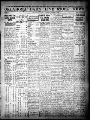 Oklahoma Daily Live Stock News (Oklahoma City, Okla.), Vol. 12, No. 62, Ed. 1 Thursday, October 27, 1921