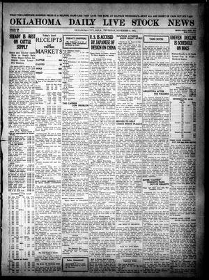 Oklahoma Daily Live Stock News (Oklahoma City, Okla.), Vol. 12, No. 68, Ed. 1 Thursday, November 3, 1921