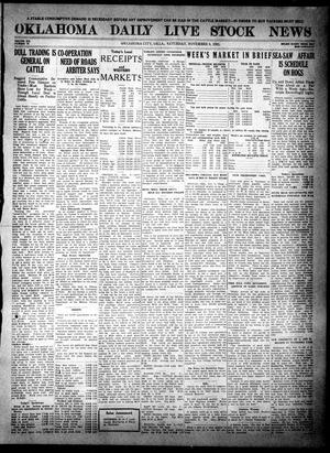 Oklahoma Daily Live Stock News (Oklahoma City, Okla.), Vol. 12, No. 70, Ed. 1 Saturday, November 5, 1921