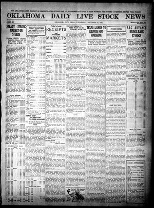 Oklahoma Daily Live Stock News (Oklahoma City, Okla.), Vol. 12, No. 108, Ed. 1 Wednesday, December 21, 1921