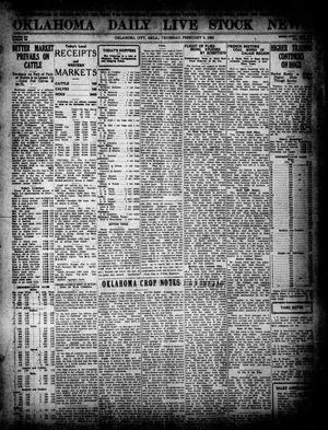 Oklahoma Daily Live Stock News (Oklahoma City, Okla.), Vol. 12, No. 150, Ed. 1 Thursday, February 9, 1922