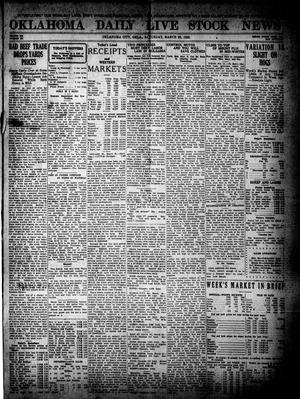 Oklahoma Daily Live Stock News (Oklahoma City, Okla.), Vol. 12, No. 187, Ed. 1 Saturday, March 25, 1922