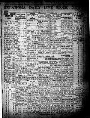 Oklahoma Daily Live Stock News (Oklahoma City, Okla.), Vol. 12, No. 191, Ed. 1 Thursday, March 30, 1922