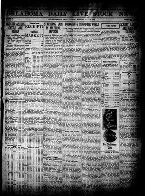 Oklahoma Daily Live Stock News (Oklahoma City, Okla.), Vol. 12, No. 285, Ed. 1 Tuesday, July 18, 1922