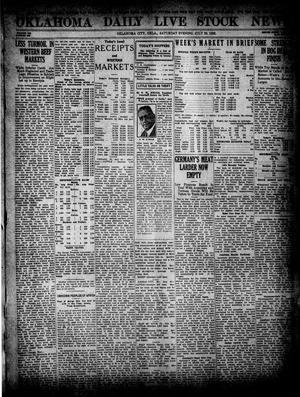 Oklahoma Daily Live Stock News (Oklahoma City, Okla.), Vol. 12, No. 295, Ed. 1 Saturday, July 29, 1922