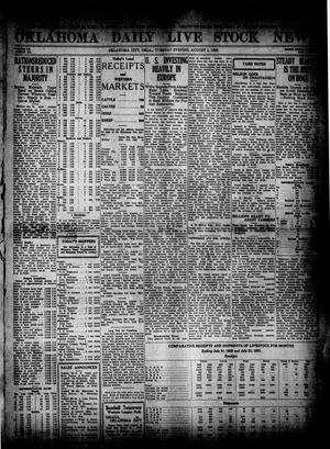 Oklahoma Daily Live Stock News (Oklahoma City, Okla.), Vol. 12, No. 296, Ed. 1 Tuesday, August 1, 1922