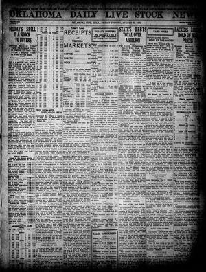 Oklahoma Daily Live Stock News (Oklahoma City, Okla.), Vol. 13, No. 8, Ed. 1 Friday, August 25, 1922