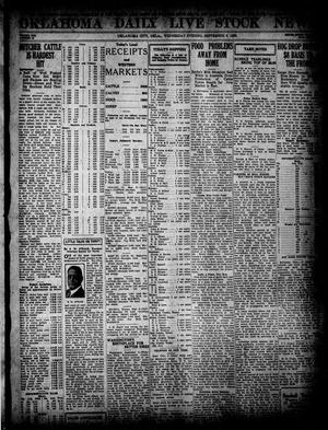 Oklahoma Daily Live Stock News (Oklahoma City, Okla.), Vol. 13, No. 18, Ed. 1 Wednesday, September 6, 1922