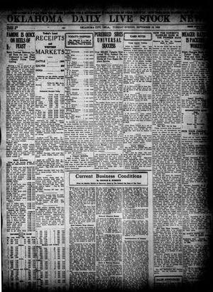 Oklahoma Daily Live Stock News (Oklahoma City, Okla.), Vol. 13, No. 23, Ed. 1 Tuesday, September 12, 1922