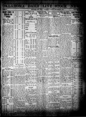 Oklahoma Daily Live Stock News (Oklahoma City, Okla.), Vol. 13, No. 31, Ed. 1 Wednesday, September 20, 1922