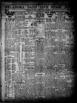 Oklahoma Daily Live Stock News (Oklahoma City, Okla.), Vol. 13, No. 112, Ed. 1 Tuesday, December 26, 1922