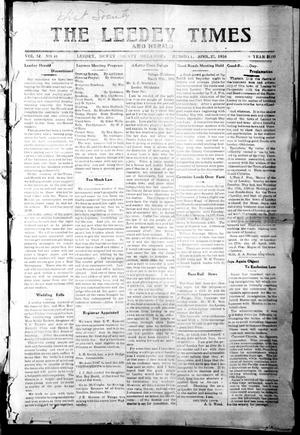 The Leedey Times and Herald (Leedey, Okla.), Vol. 12, No. 44, Ed. 1 Thursday, April 27, 1916