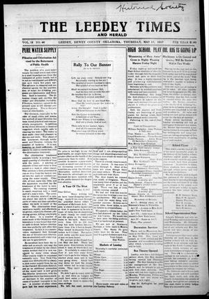 The Leedey Times and Herald (Leedey, Okla.), Vol. 13, No. 46, Ed. 1 Thursday, May 17, 1917