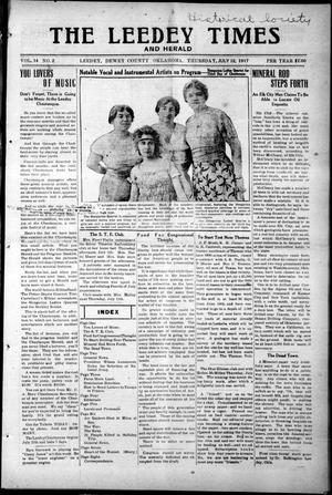 The Leedey Times and Herald (Leedey, Okla.), Vol. 14, No. 2, Ed. 1 Thursday, July 12, 1917