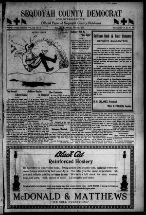 Sequoyah County Democrat and Star-Gazette (Sallisaw, Okla.), Vol. 12, No. 41, Ed. 1 Friday, October 12, 1917