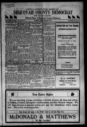 Sequoyah County Democrat and Star-Gazette (Sallisaw, Okla.), Vol. 13, No. 10, Ed. 1 Friday, March 8, 1918