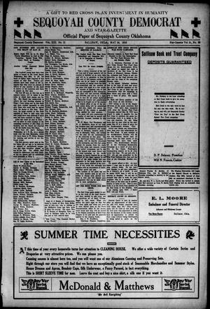Sequoyah County Democrat and Star-Gazette (Sallisaw, Okla.), Vol. 13, No. 21, Ed. 1 Friday, May 24, 1918