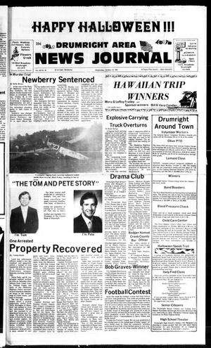 Drumright Area News Journal (Drumright, Okla.), Vol. 66, No. 48, Ed. 1 Wednesday, October 30, 1985