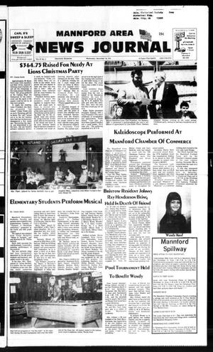 Mannford Area News Journal (Mannford, Okla.), Vol. 67, No. 2, Ed. 1 Wednesday, December 18, 1985