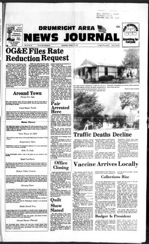 Drumright Area News Journal (Drumright, Okla.), Vol. 67, No. 45, Ed. 1 Wednesday, October 29, 1986
