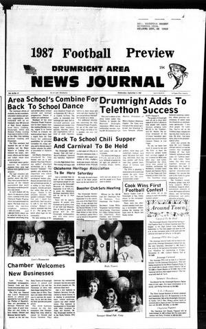 Drumright Area News Journal (Drumright, Okla.), Vol. 68, No. 37, Ed. 1 Wednesday, September 9, 1987