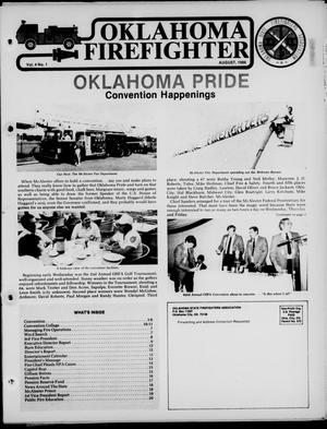 Primary view of object titled 'Oklahoma Firefighter (Oklahoma City, Okla.), Vol. 4, No. 1, Ed. 1 Friday, August 1, 1986'.