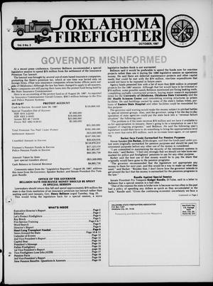 Oklahoma Firefighter (Oklahoma City, Okla.), Vol. 5, No. 3, Ed. 1 Thursday, October 1, 1987