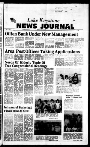 Lake Keystone News Journal (Mannford, Okla.), Vol. 71, No. 8, Ed. 1 Wednesday, March 2, 1988