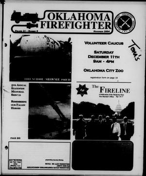 Primary view of object titled 'Oklahoma Firefighter (Oklahoma City, Okla.), Vol. 21, No. 9, Ed. 1 Monday, November 1, 2004'.
