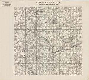 Primary view of object titled 'Plat map for Township 20 North, Range 15 East'.