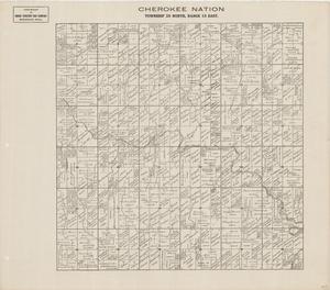 Primary view of object titled 'Plat map for Township 25 North, Range 12 East'.