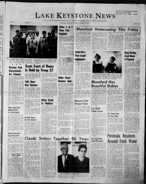 Lake Keystone News (Mannford, Okla.), Vol. 10, No. 42, Ed. 1 Thursday, October 16, 1969