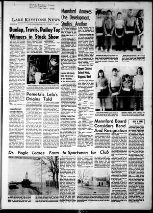 Lake Keystone News (Mannford, Okla.), Vol. 12, No. 12, Ed. 1 Thursday, March 18, 1971