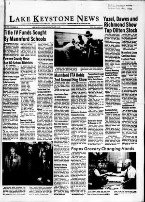 Lake Keystone News (Mannford, Okla.), Vol. 15, No. 12, Ed. 1 Thursday, March 14, 1974