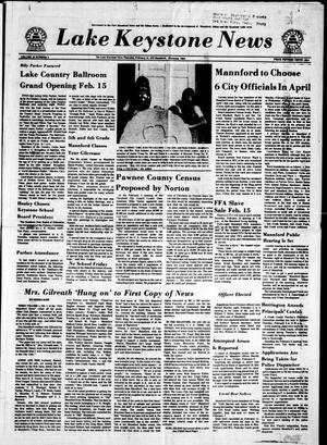 Lake Keystone News (Mannford, Okla.), Vol. 16, No. 8, Ed. 1 Thursday, February 13, 1975