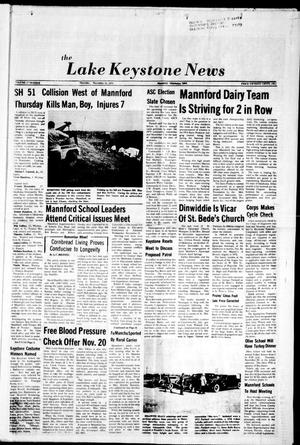 Primary view of object titled 'The Lake Keystone News (Mannford, Okla.), Vol. 16, No. 47, Ed. 1 Thursday, November 13, 1975'.