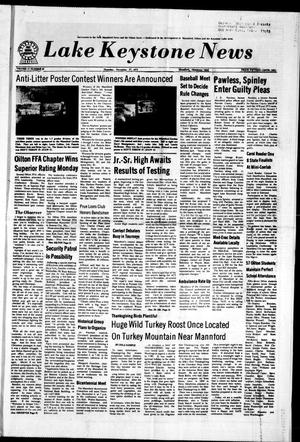 Lake Keystone News (Mannford, Okla.), Vol. 16, No. 49, Ed. 1 Thursday, November 27, 1975