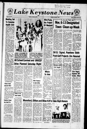 Lake Keystone News (Mannford, Okla.), Vol. 17, No. 45, Ed. 1 Thursday, October 28, 1976