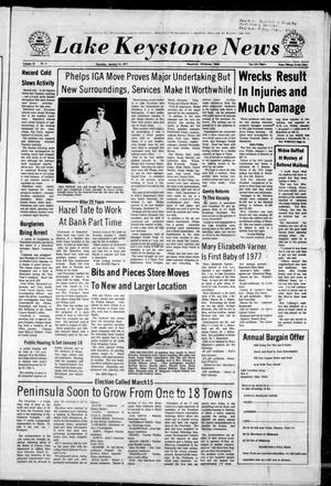 Lake Keystone News (Mannford, Okla.), Vol. 18, No. 4, Ed. 1 Thursday, January 13, 1977