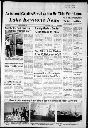 Primary view of object titled 'Lake Keystone News (Mannford, Okla.), Vol. 19, No. 43, Ed. 1 Thursday, October 12, 1978'.
