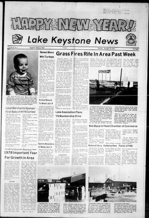 Primary view of object titled 'Lake Keystone News (Mannford, Okla.), Vol. 20, No. 2, Ed. 1 Thursday, December 28, 1978'.
