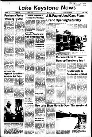 Lake Keystone News (Mannford, Okla.), Vol. 20, No. 28, Ed. 1 Thursday, June 28, 1979