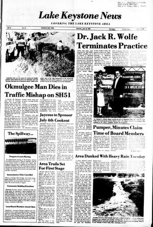 Lake Keystone News (Mannford, Okla.), Vol. 21, No. 27, Ed. 1 Thursday, June 19, 1980
