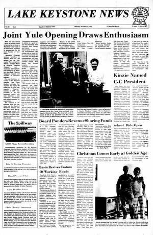 Lake Keystone News (Mannford, Okla.), Vol. 22, No. 1, Ed. 1 Thursday, December 18, 1980